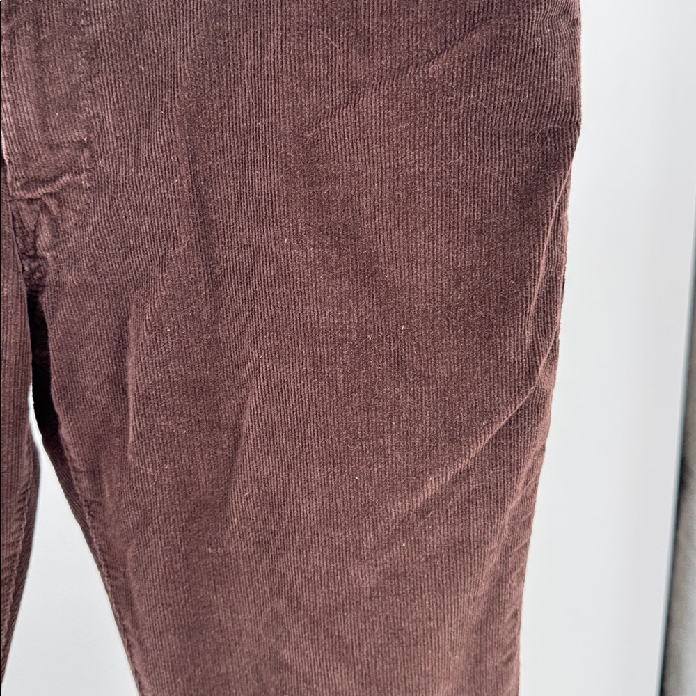 Mutual Weave The Slim Men's Corduroy Pants dark brown casual office 38x30 work - Picture 9 of 11